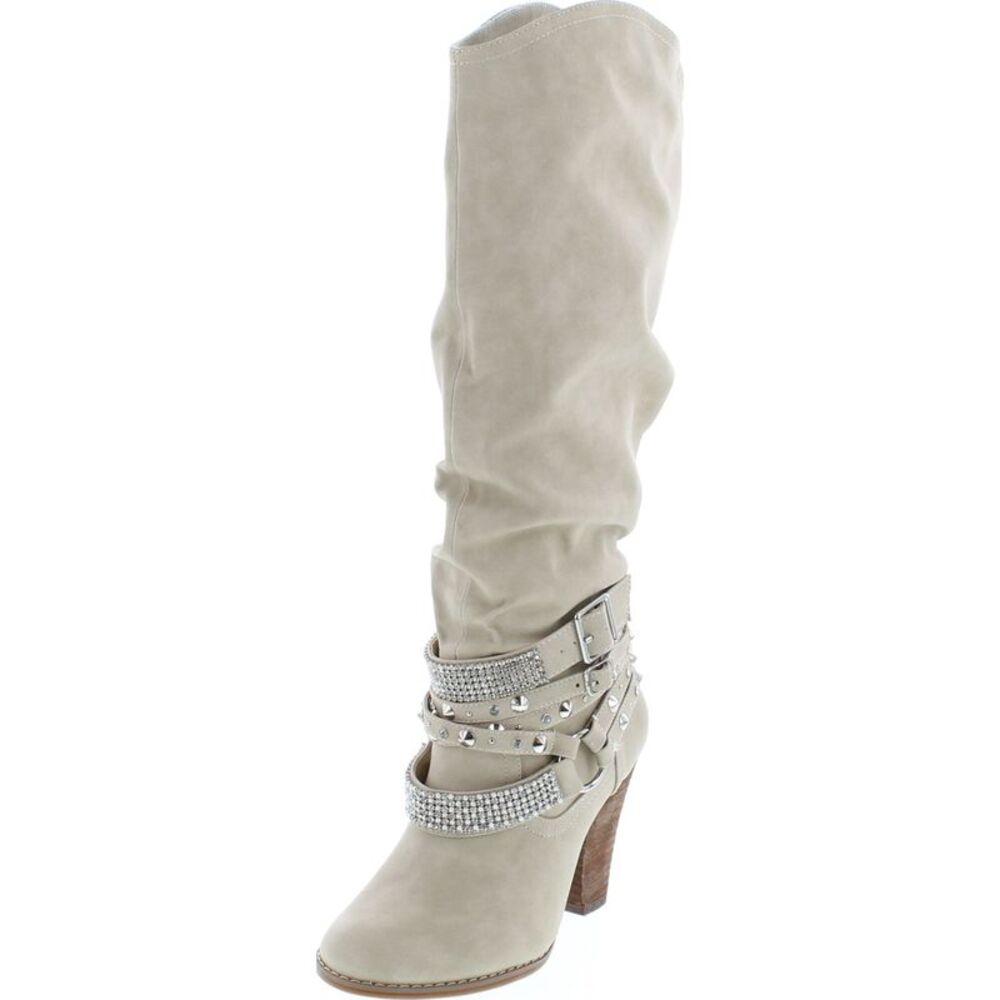Not Rated Swag Cream Womens boots 8.5 NEW